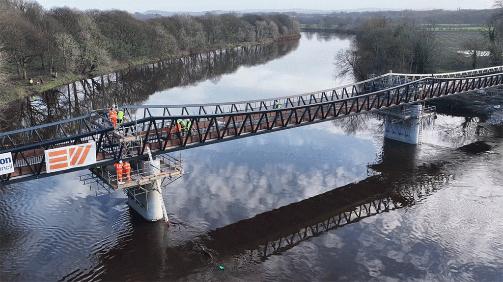 Picture of Old Tram Bridge from the air