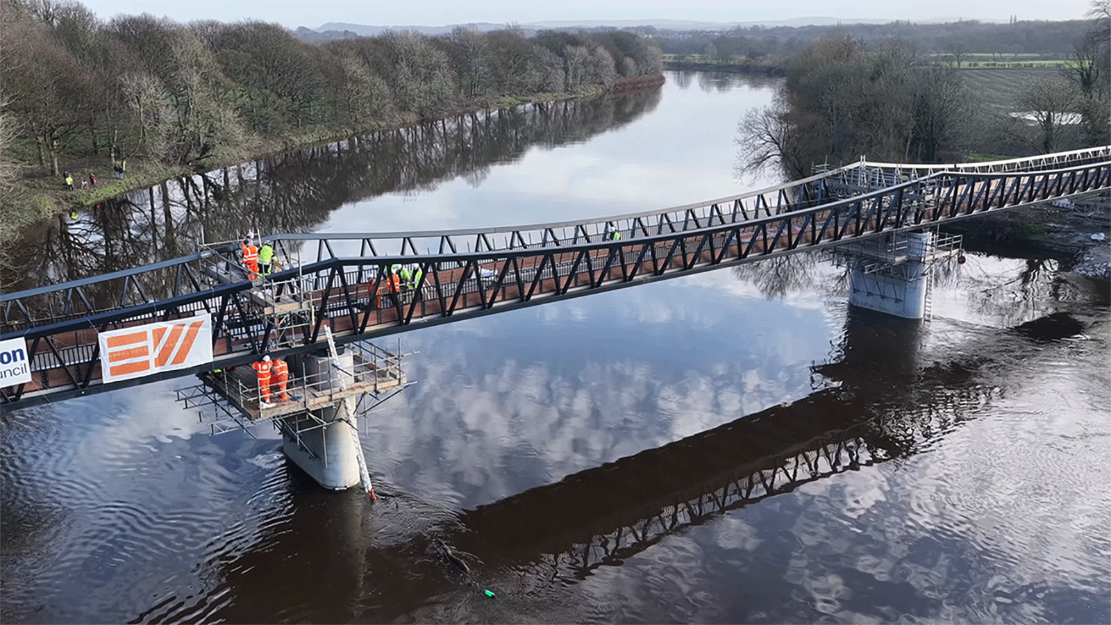 Picture of Old Tram Bridge from the air