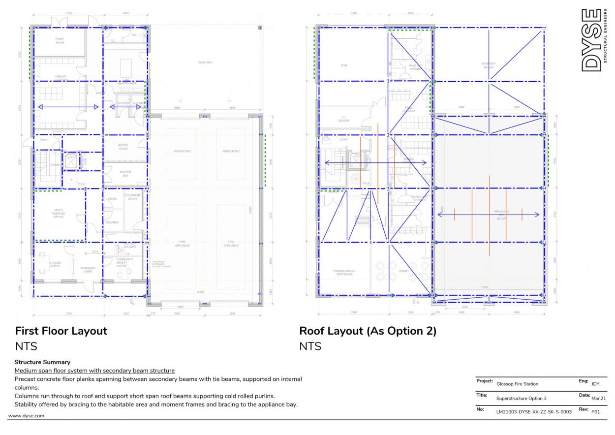 Glossop Fire Station - Drawing 1 (1)